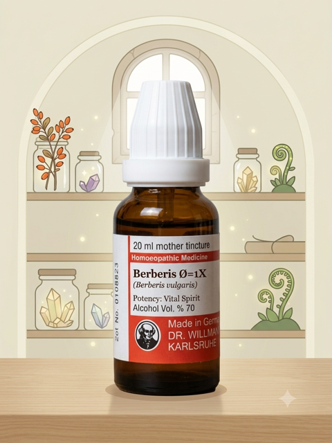 قطره آلمانی عفونت و سنگ کلیه berberis